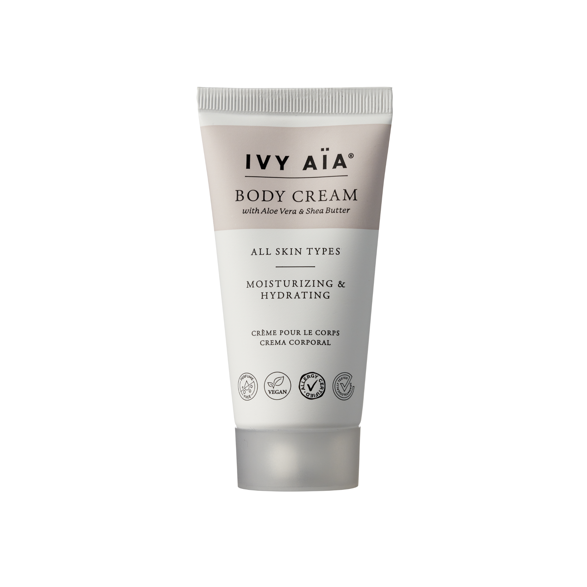 Ivy Aïa Hydrating Body Cream, Reismaat 30 ml.