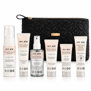 Ivy Aïa Reisset + Cosmetictas, zwart