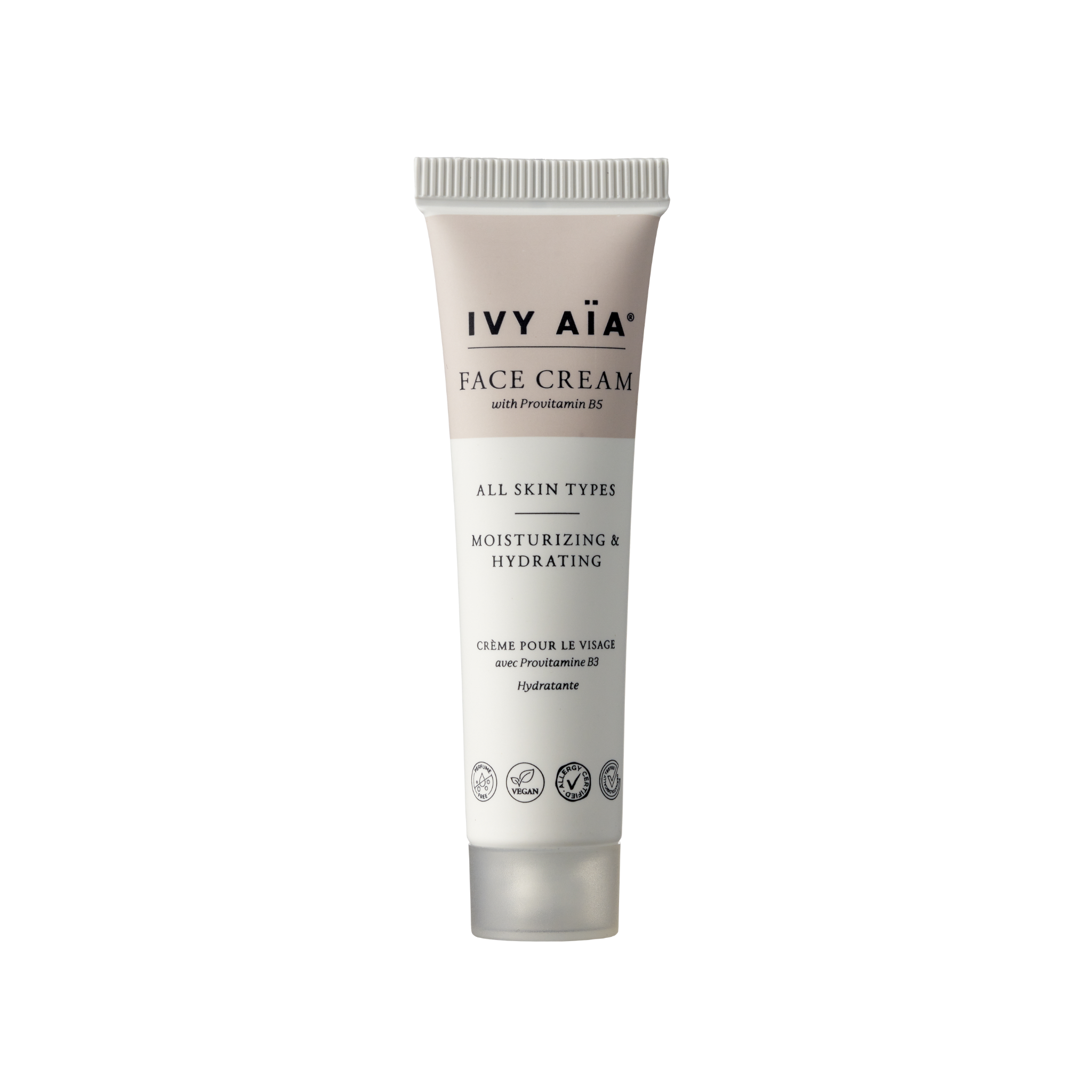 Ivy Aïa Face Cream met Provitamin B5, Reismaat, 15 ml.