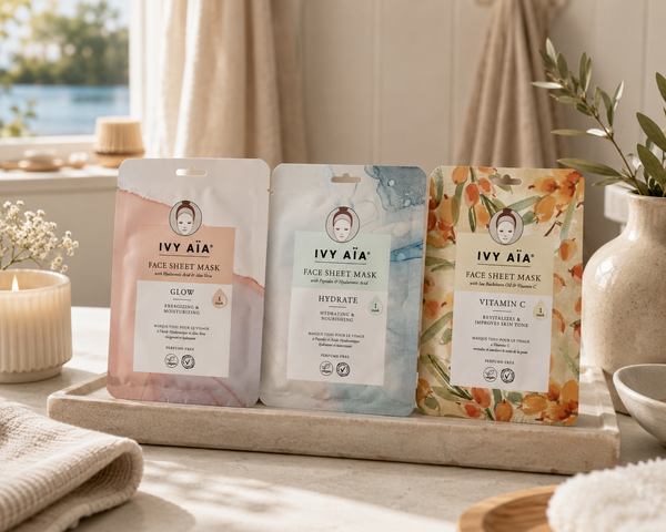 Ivy Aïa Face Sheet Mask Trio