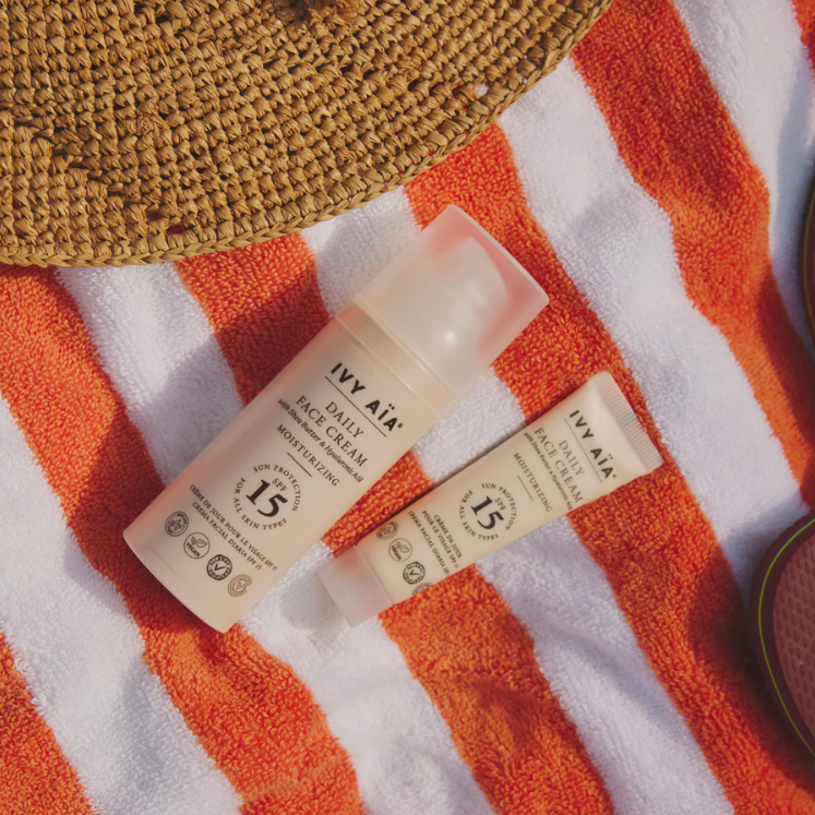 Ivy Aïa Dagcrème SPF15, Reismaat