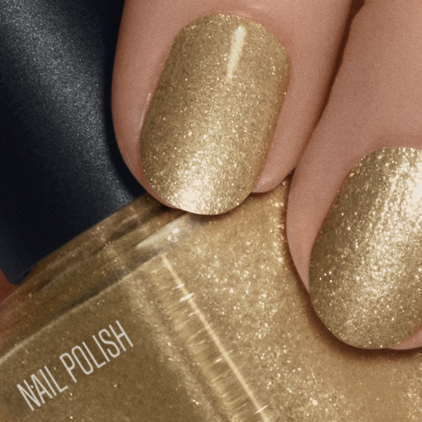 Nilens Jord - Nail Polish – Glitter Gold