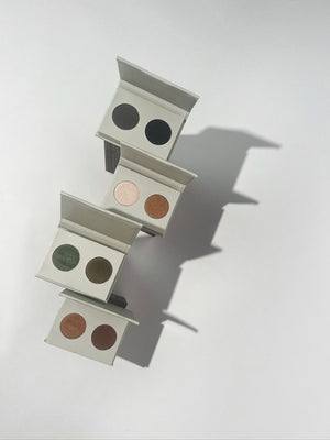 Miild Natural Mineral Eyeshadow Duo - Brown Orb