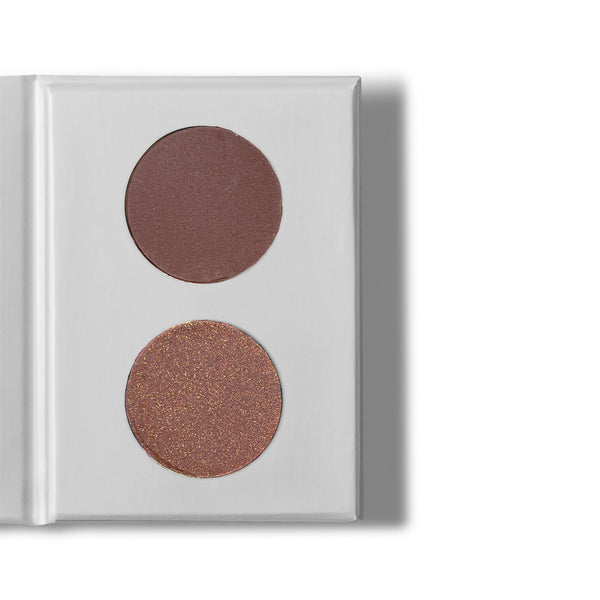 Miild Natural Mineral Eyeshadow Duo - Brown Orb