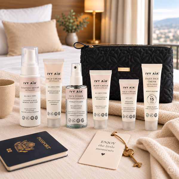 Ivy Aïa Reisset + Cosmetictas, zwart